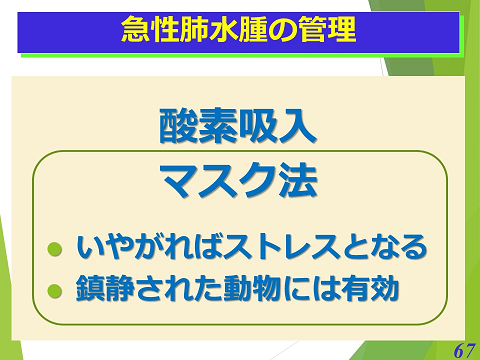 三鷹獣医科グループ・急性心不全における救急救命医療の実際