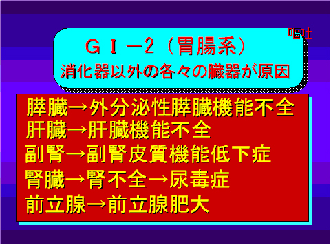 三鷹獣医科グループ・消化器の専門医療（外来）と犬猫の嘔吐と下痢について