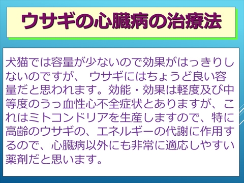 ウサギの心臓病の治療法11