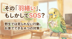 その「羽繕い」、もしかしてSOS？